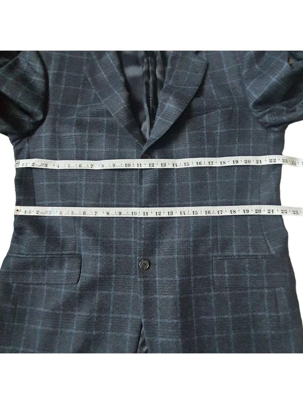 Joseph Abound 44R Mens Blue Window Payne Lambs Wool Sports Coat